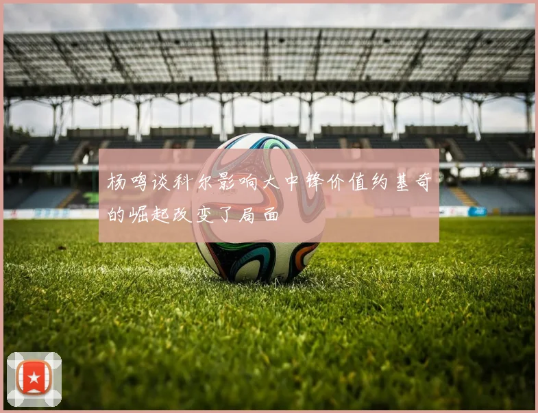 杨鸣谈科尔影响大中锋价值约基奇的崛起改变了局面